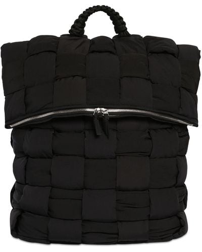 Bottega Veneta The Padded Nylon Backpack - Black