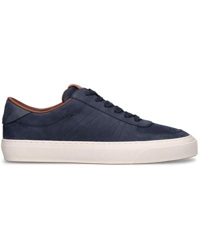Moncler Monclub leather sneakers - Blu