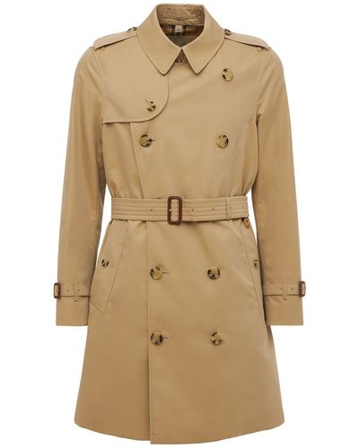 Burberry Trenchcoat Aus Baumwolle "chelsea" - Natur