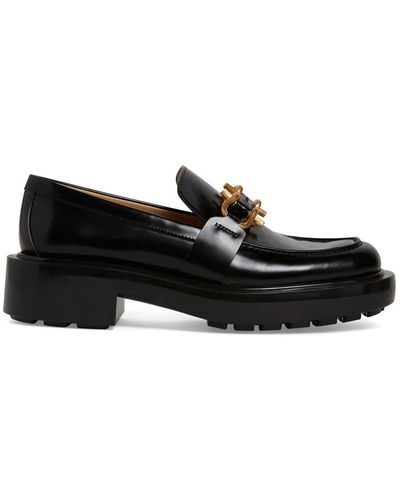 Bottega Veneta 20Mm Monsieur Leather Loafers - Black