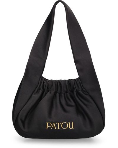 Patou Le Biscuit Pm Shoulder Bag - Black