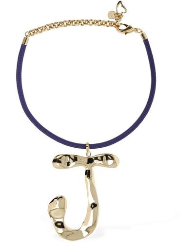 Jacquemus Le Collier J Ouro ネックレス - メタリック