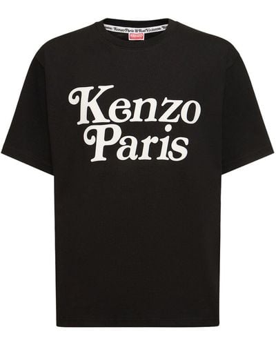KENZO Kenzo By Verdy コットンジャージーtシャツ - ブラック
