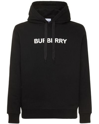 Burberry Ansdell Sweat à capuche avec imprimé logo - Noir