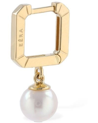 Eera Orecchino singolo mini in oro 18kt con perla - Metallizzato