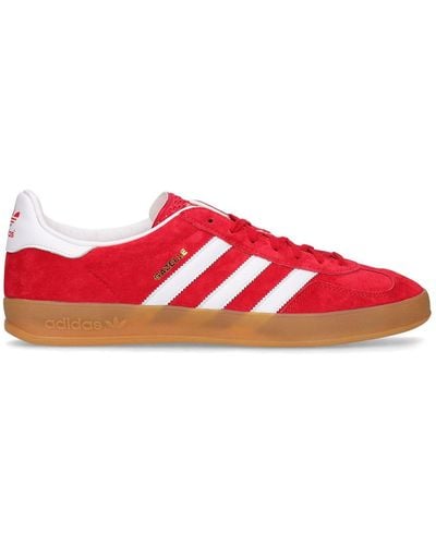 adidas Gazelle Indoor Trainers Scarlet / White - Red