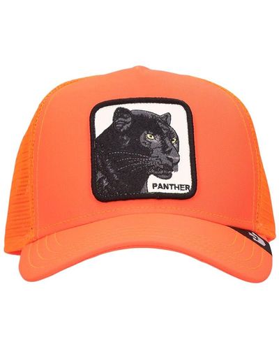 Goorin Bros Panther Trucker Hat W/ Patch - Orange