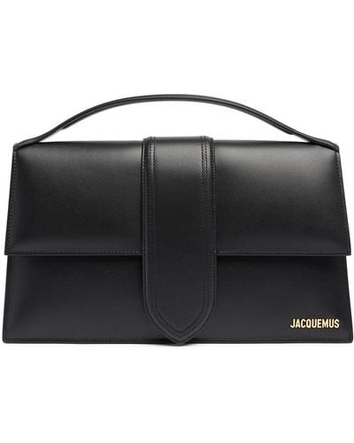 Jacquemus Le Bambinou Soft Leather Top Handle Bag - Black