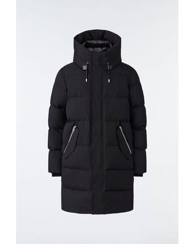 Mackage Antoine 2-in-1 Recycled Down Parka With Removable Bib Black - Blue