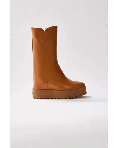 Brown Mackage Boots for Women | Lyst