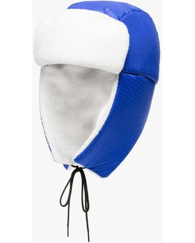 Mackintosh Frozen Blue Nylon Trapper Hat Acc-ha07