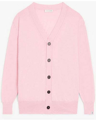 Mackintosh Pink Cotton Cardigan