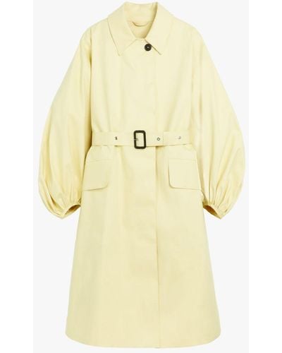 Cecilie Bahnsen Daffodil Bonded Cotton Coat - Yellow