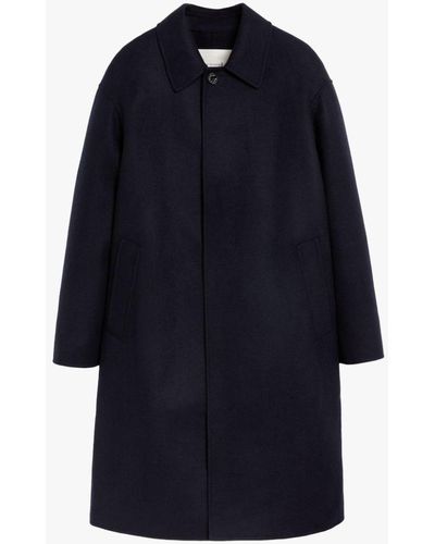 Mackintosh Kirkhill Navy Wool Coat Gm-1106/j - Blue