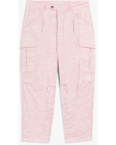 Mackintosh Pink Camo Cargo Trousers