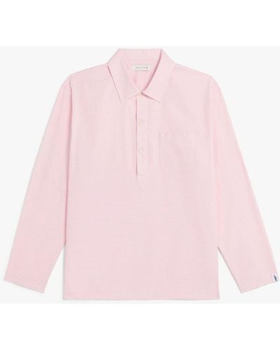 Mackintosh Military Pink Cotton Shirt Gsm-201