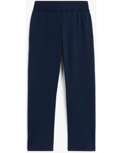 Mackintosh Navy Cotton Sweatpants Gjm-209 - Blue