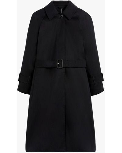 Mackintosh Maili Black Raintec Cotton Coat