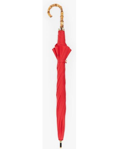 Mackintosh Heriot Red Whangee Handle Stick Umbrella Acc-030
