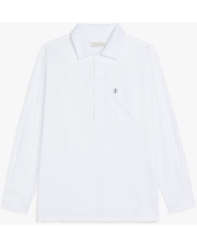Mackintosh Military White Cotton Shirt