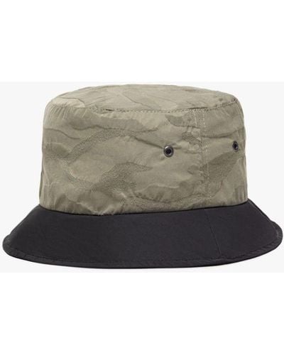 Mackintosh Pelting Military Camo Nylon Bucket Hat - Gray