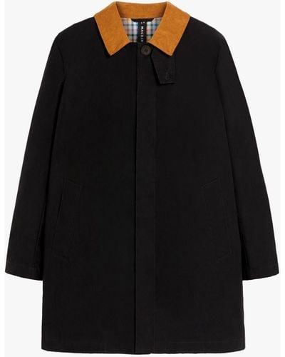 Mackintosh Norfolk Black Waxed Cotton Coat