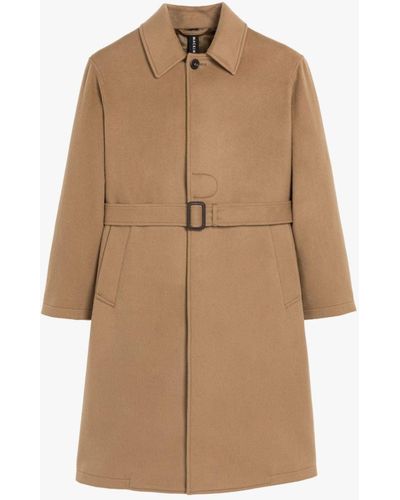Mackintosh Milan Beige Wool & Cashmere Single-breasted Trench Coat - Natural