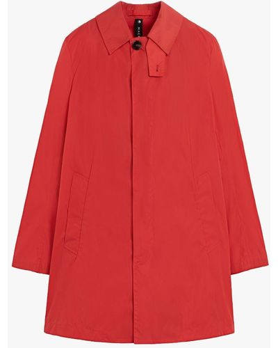 Mackintosh London Red Nylon Short Coat Gmc-106