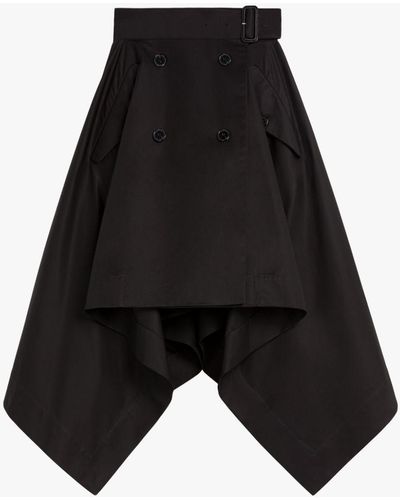 Mackintosh Cecila Black Cotton Skirt