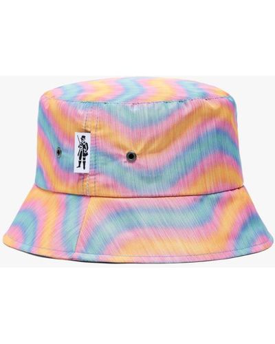 Mackintosh Pelting Wave Nylon Bucket Hat Acc-ha05 - Orange