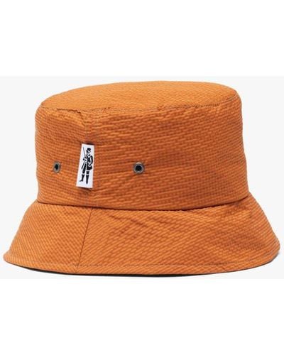 Mackintosh Pelting Orange Nylon Bucket Hat Acc-ha05