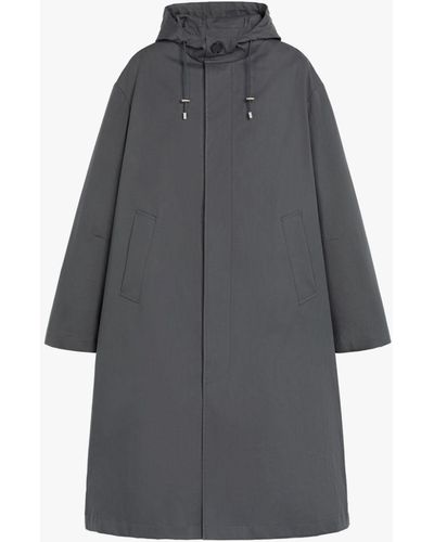 Mackintosh Wolfson Gray Raintec Hooded Coat