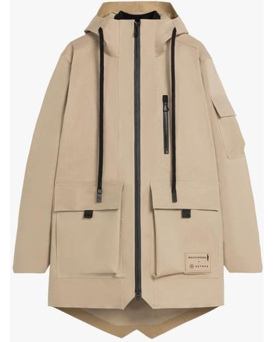 Mackintosh Oban Fawn Bonded Cotton Parka in Natural for Men | Lyst