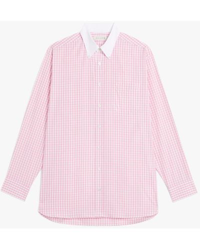 Mackintosh Roma Pink Check Button Down Shirt Gsc-105