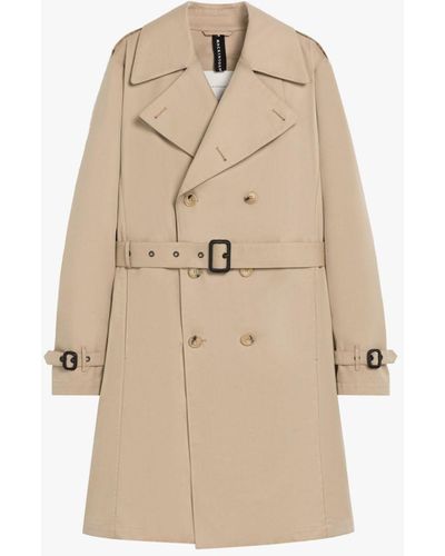 Mackintosh St Andrews Sand Cotton Trench Coat - Natural