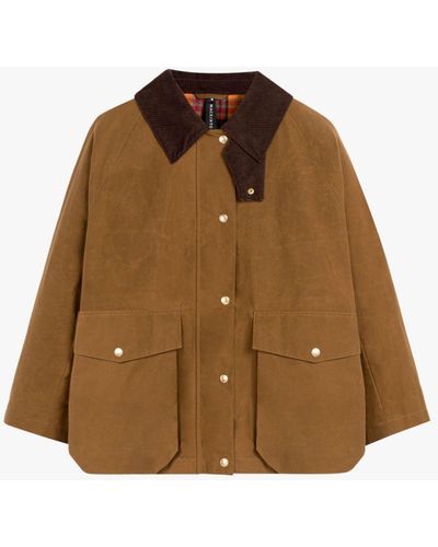 Mackintosh Blair Brown Waxed Cotton Field Jacket