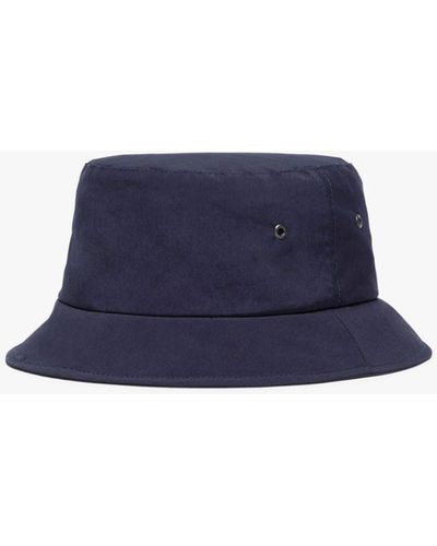 Mackintosh Pelting Navy Eco Dry Bucket Hat - Blue