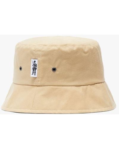 Mackintosh Pelting Beige Waxed Cotton Bucket Hat Acc-ha05 - Natural