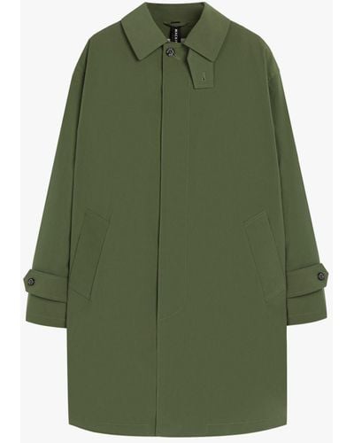 Mackintosh Soho Four Leaf Clover Eco Dry Raincoat - Green