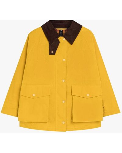 Mackintosh Blair Yellow Waxed Cotton Field Jacket