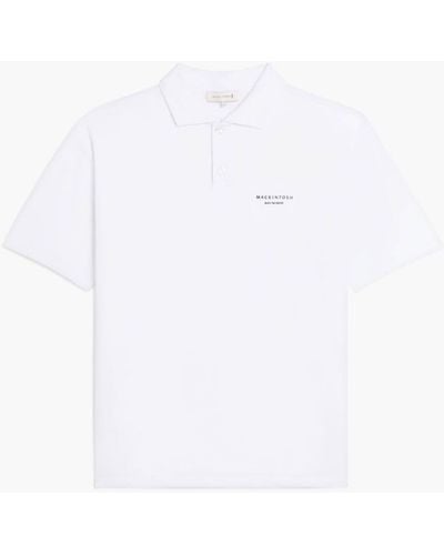 Mackintosh Rain X Shine White Polo Shirt