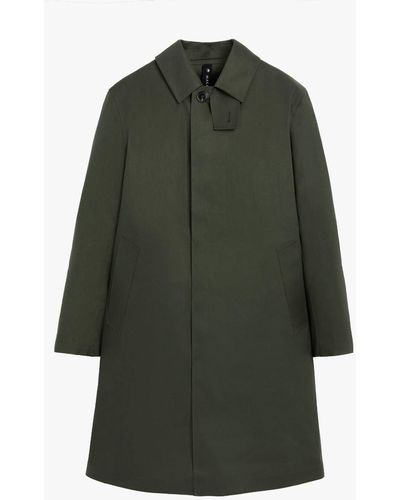 Mackintosh Oxford Bottle Green Bonded Cotton 3/4 Coat Grc-108