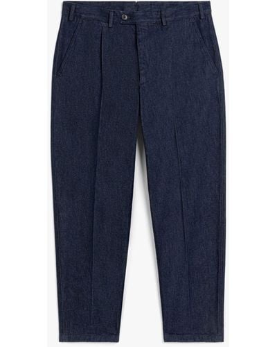 Mackintosh The Standard Denim Pants - Blue