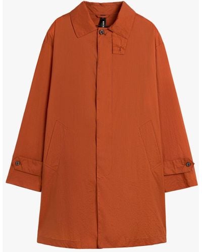 Mackintosh Soho Orange Nylon Packable Raincoat
