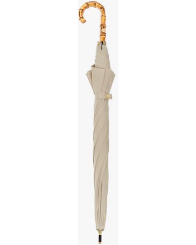 Mackintosh Heriot Fawn Whangee Handle Stick Umbrella Acc-030 - Natural