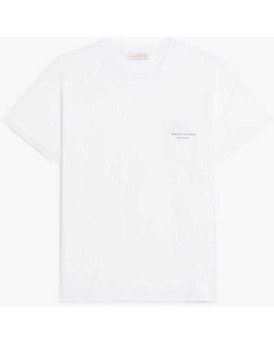 Mackintosh Rain X Shine White Pocket T-shirt