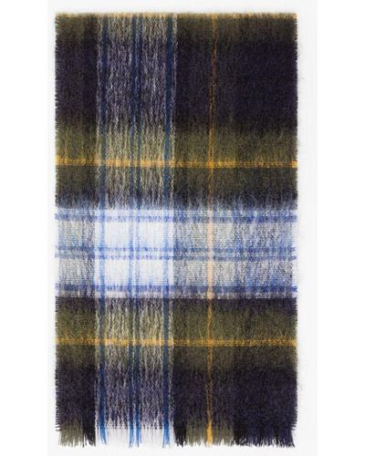 Mackintosh Gordon Dress Mohair Scarf - Blue