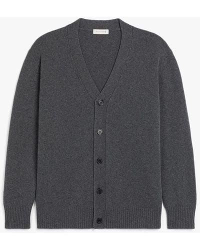 Mackintosh Stockholm Grey Merino Wool & Cashmere Cardigan