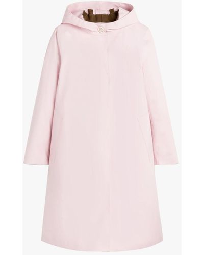 Mackintosh Watten Pink Bonded Cotton Coat