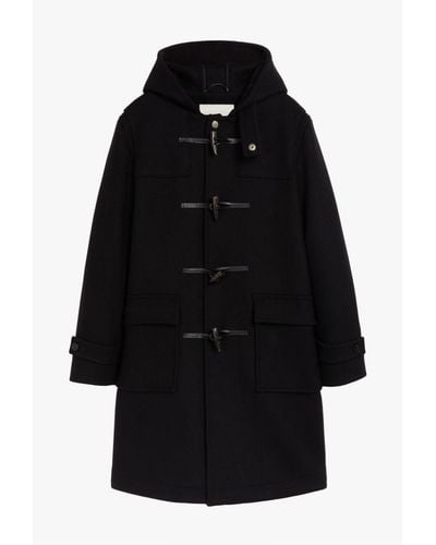 Mackintosh Weir Black Wool Duffle Coat Gm-013s